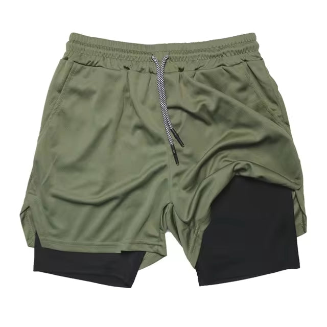 Gerson - Dualfit 2 in 1 Sportshorts für den Sommer