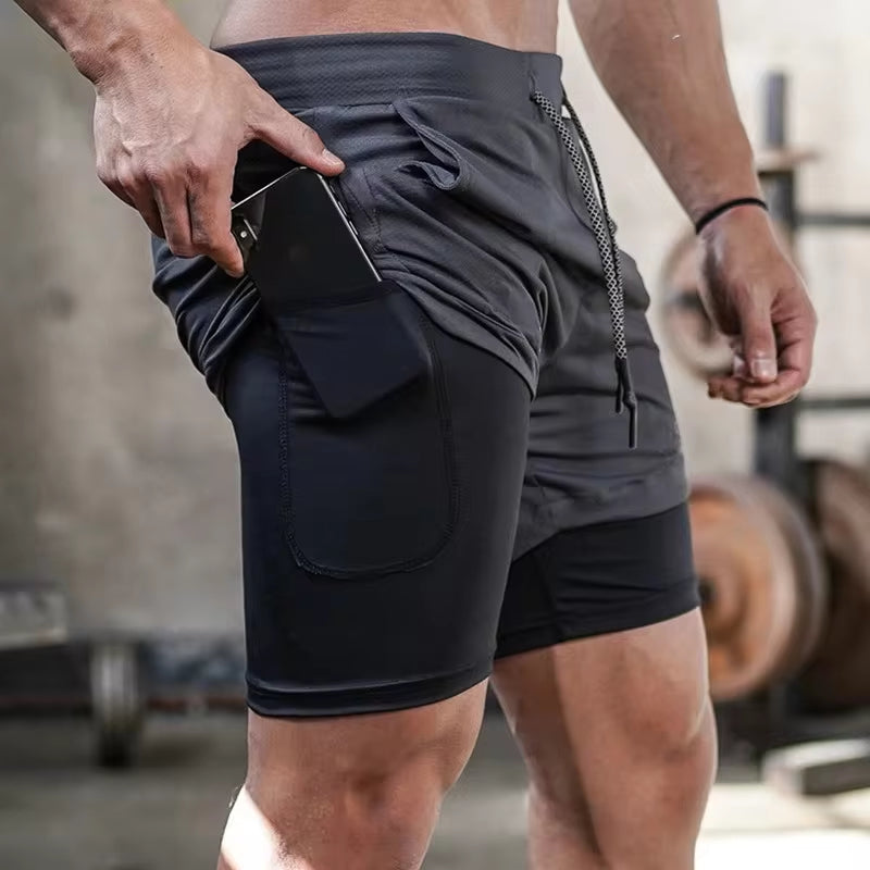 Gerson - Dualfit 2 in 1 Sportshorts für den Sommer