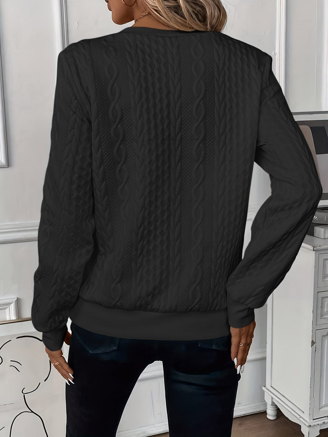 Lina - Eleganter, modischer Strickpullover