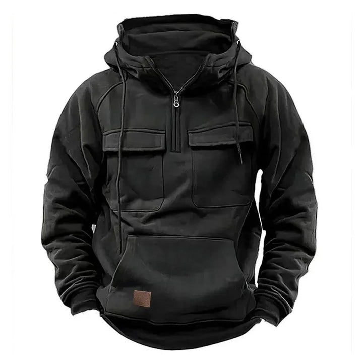 Kalvin - Halber Reißverschluss Tactical Warm Military Hoodies