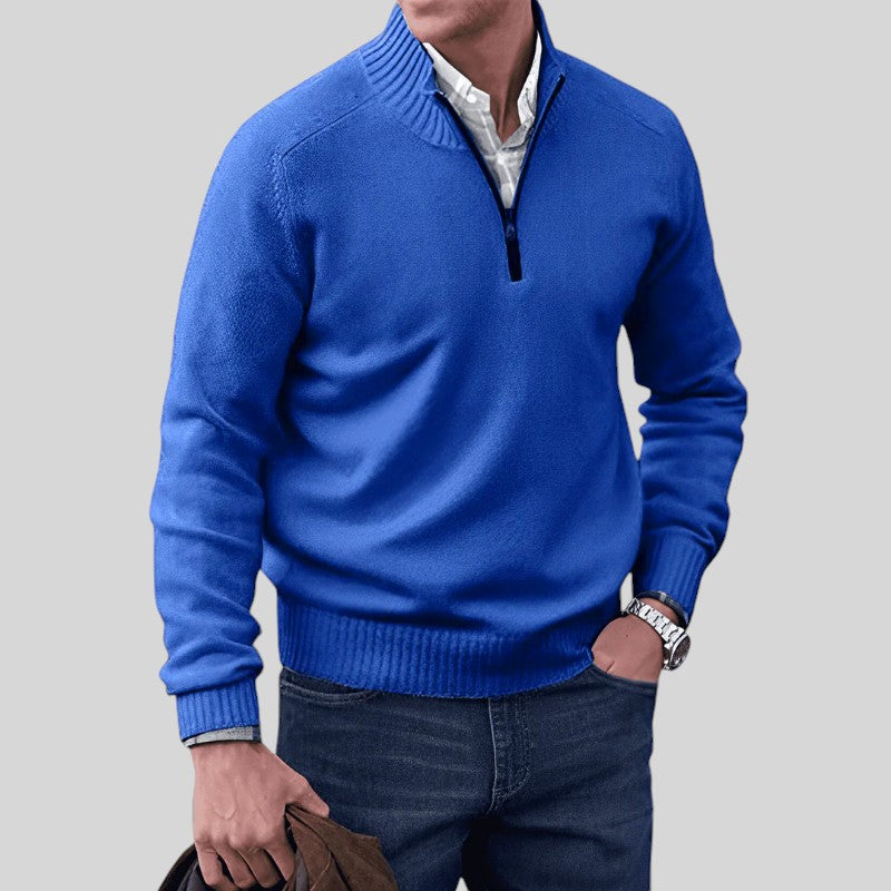 Vidar - Eleganter Pullover mit Reißverschluss