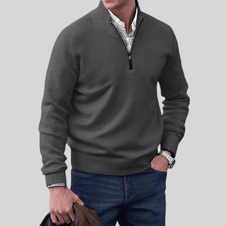 Vidar - Eleganter Pullover mit Reißverschluss