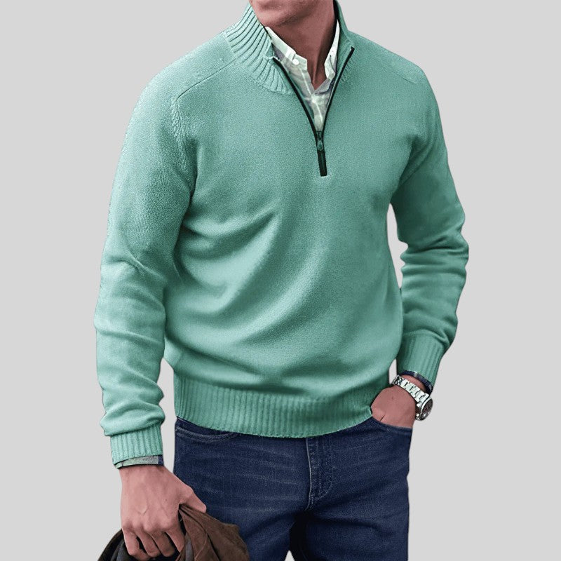 Vidar - Eleganter Pullover mit Reißverschluss