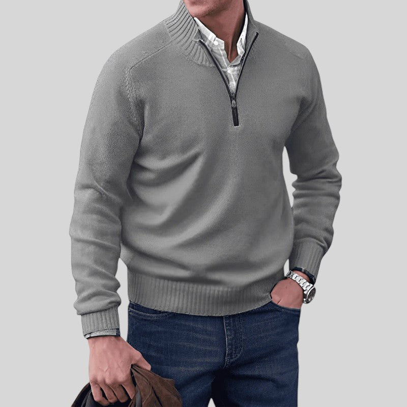 Vidar - Eleganter Pullover mit Reißverschluss