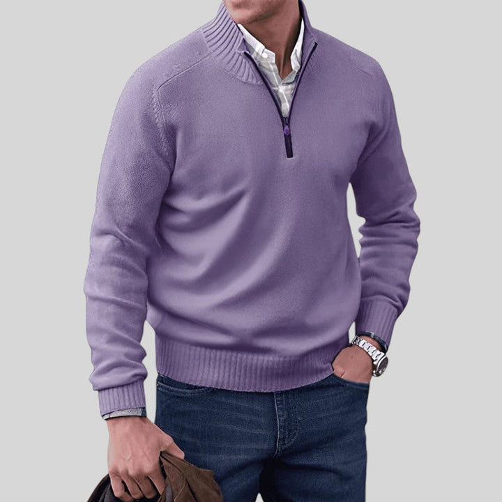 Vidar - Eleganter Pullover mit Reißverschluss