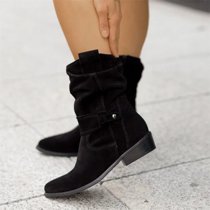 Chelsea - Faux Ankle Boots niedrige Absätze