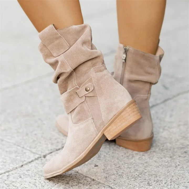 Chelsea - Faux Ankle Boots niedrige Absätze