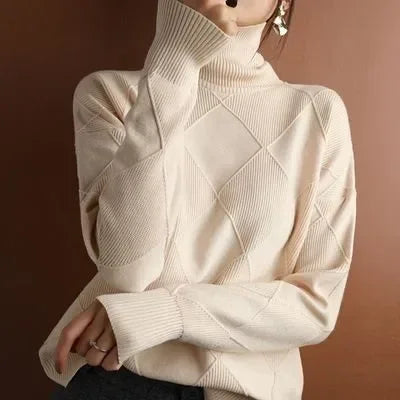 Ericka - Warm knit turtleneck sweater