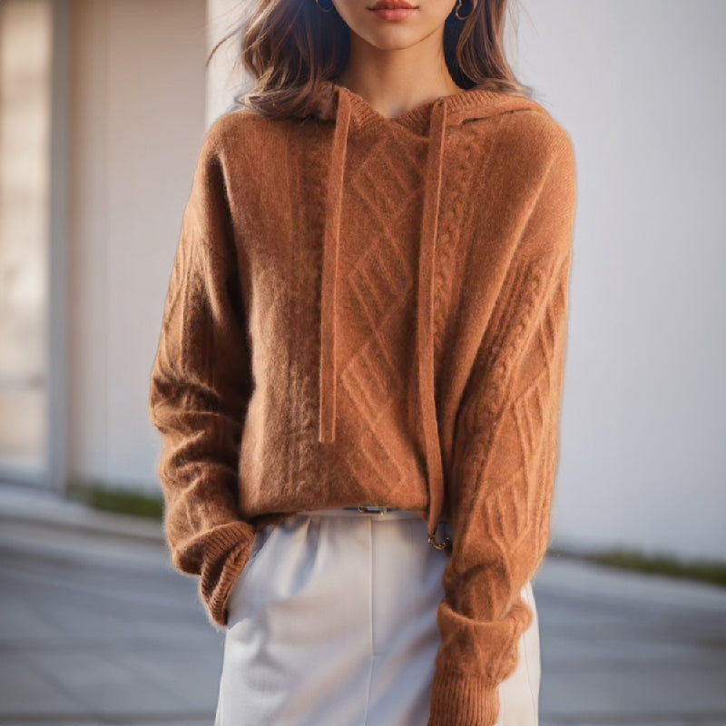 Sienna - Pullover mit Kapuze