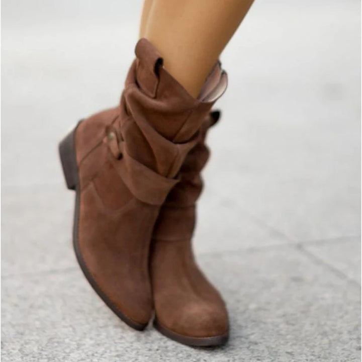 Chelsea - Faux Ankle Boots niedrige Absätze