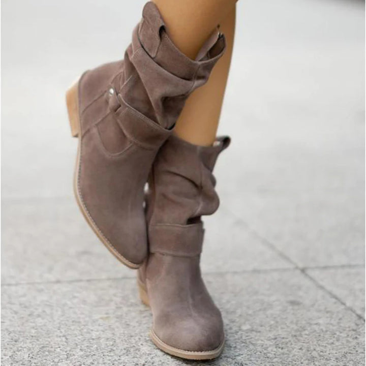 Chelsea - Faux Ankle Boots niedrige Absätze